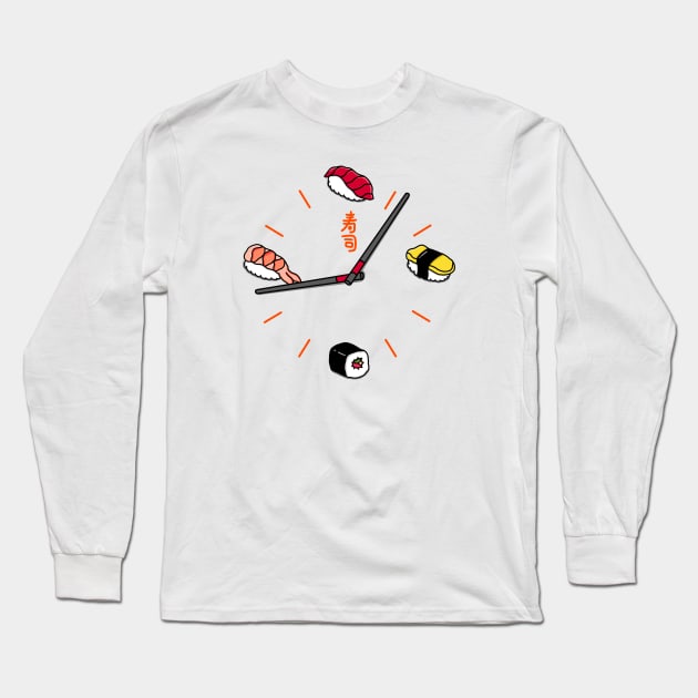 Time for Sushi Long Sleeve T-Shirt by Kimprut